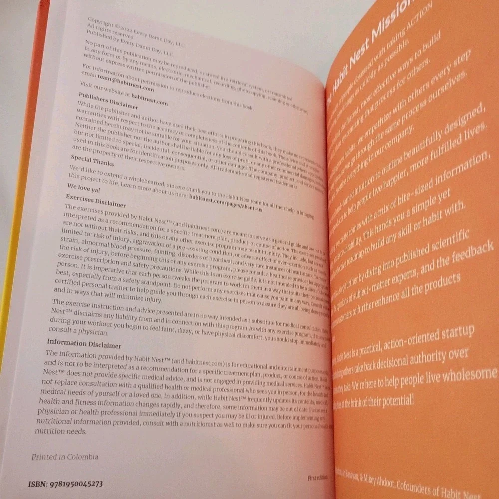 Stretching Sidekick Journal by Habit Nest Guided Stretching Volume 1